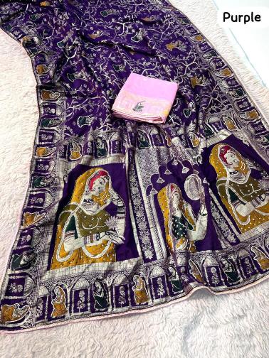 Vinayak meenakari dulhan designe saree india wholesale clothing  - wholesale export